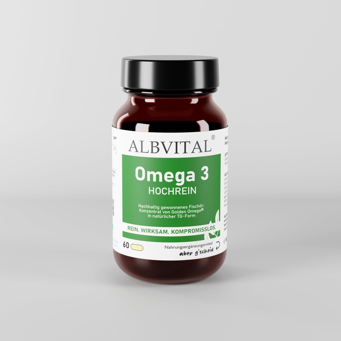 Omega 3 Hochrein - aus Fischöl - ALBVITAL®